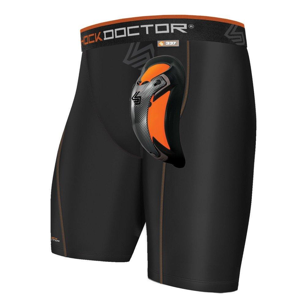 Shock Doctor Big Boys' Ultra Pro Compression Short with Ultra Cup - BLACK